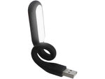 Silikono lankstus usb lempa nešiojamam kompiuteriui 6 led stiprus, Juoda, Szín, Fekete