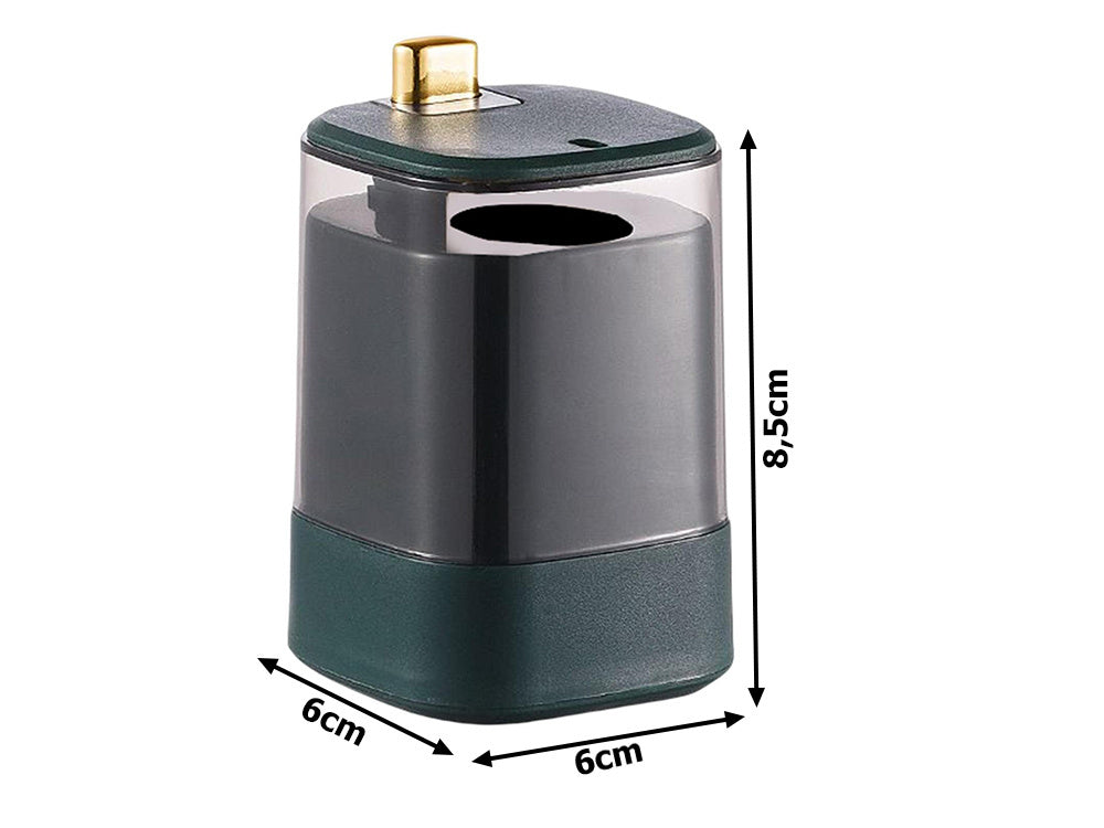 Dantų krapštukų laikiklis dantų krapštukų dozatorius automatinis dozatorius dėžutė, Žalia, Szín, Zöld