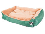 Šuns lova katės lova su pagalve lovytė patalynė sofa m, Žalia, Szín, Zöld