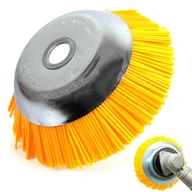 Pjovimo šepetys grindinio akmeniui valyti nylon šepetys 200 mm