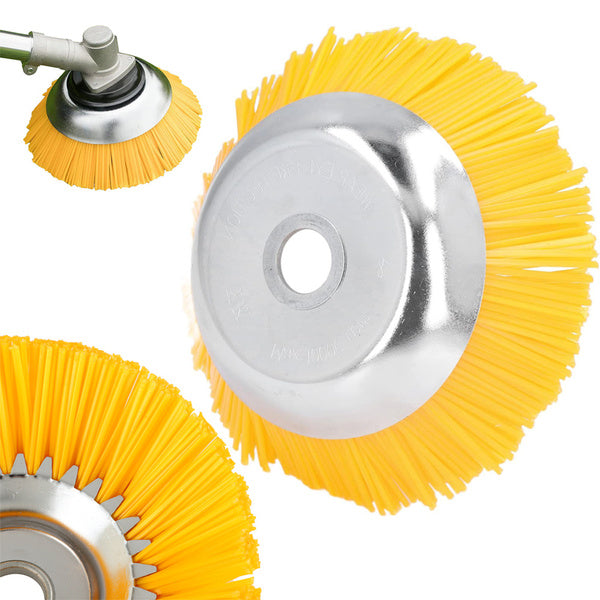 Pjovimo šepetys grindinio akmeniui valyti nylon šepetys 200 mm