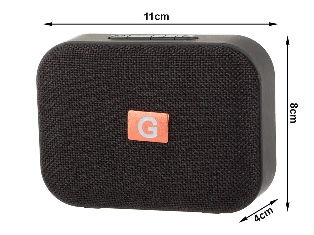 bluetooth garsiakalbis mini belaidis fm radijas usb mp3 nešiojamas basas mobilusis, Juoda, Szín, Fekete