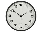 Sieninis laikrodis didelis neliečiamas tylus 25 cm apvalios sekundinės rodyklės
