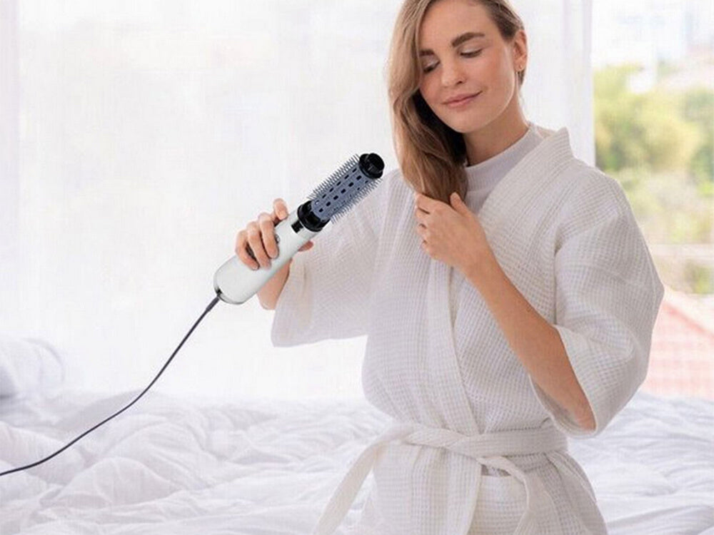 Ka plaukų garbanojimo šepetys stilius rinkinys daugiafunkcinis 3in1, Baltas, Szín, Fehér