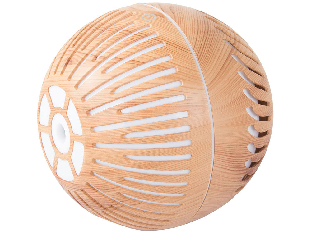 Oro drėkintuvas aromaterapija difuzorius vadovaujama naktinė šviesa rgb, Šviesiai rudos spalvos, Szín, Világosbarna