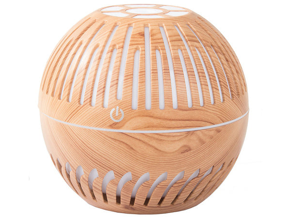 Oro drėkintuvas aromaterapija difuzorius vadovaujama naktinė šviesa rgb, Šviesiai rudos spalvos, Szín, Világosbarna