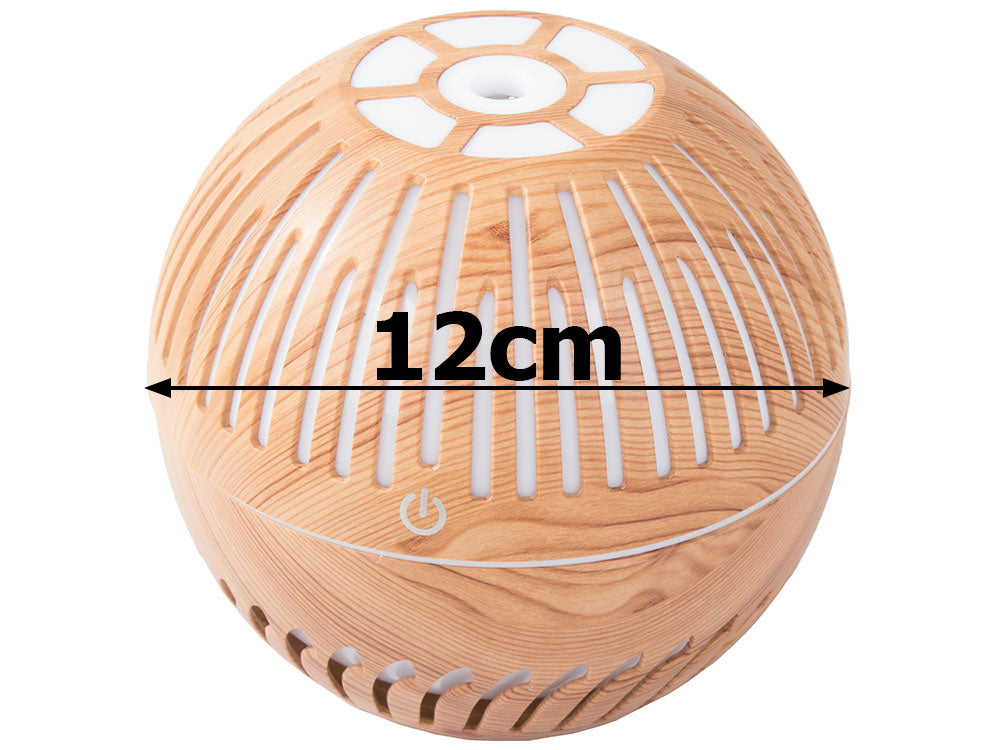 Oro drėkintuvas aromaterapija difuzorius vadovaujama naktinė šviesa rgb, Šviesiai rudos spalvos, Szín, Világosbarna