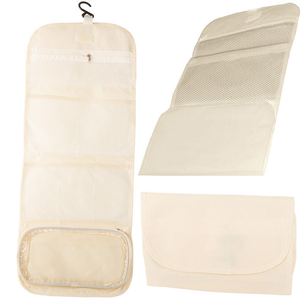 Sulankstomas šurmulio dėklas, kabantis vonios kambario organizatorius su pakaba, Smėlio spalvos, Szín, Bézs