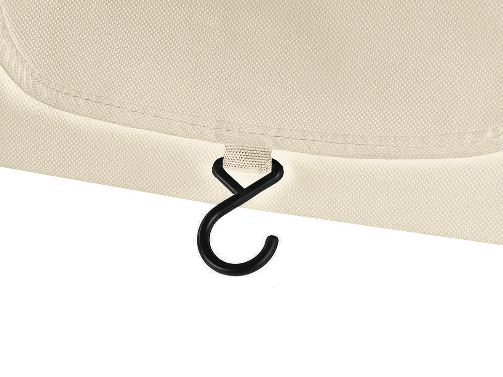 Sulankstomas šurmulio dėklas, kabantis vonios kambario organizatorius su pakaba, Smėlio spalvos, Szín, Bézs