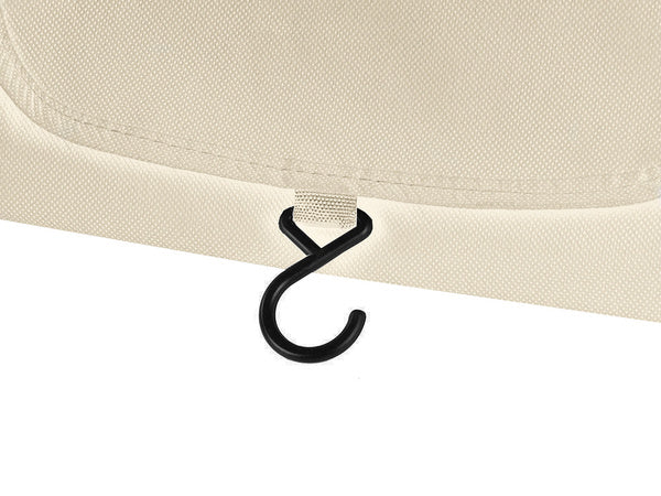 Sulankstomas šurmulio dėklas, kabantis vonios kambario organizatorius su pakaba, Smėlio spalvos, Szín, Bézs