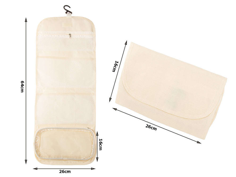 Sulankstomas šurmulio dėklas, kabantis vonios kambario organizatorius su pakaba, Smėlio spalvos, Szín, Bézs