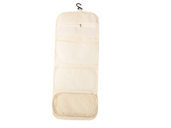 Sulankstomas šurmulio dėklas, kabantis vonios kambario organizatorius su pakaba, Smėlio spalvos, Szín, Bézs