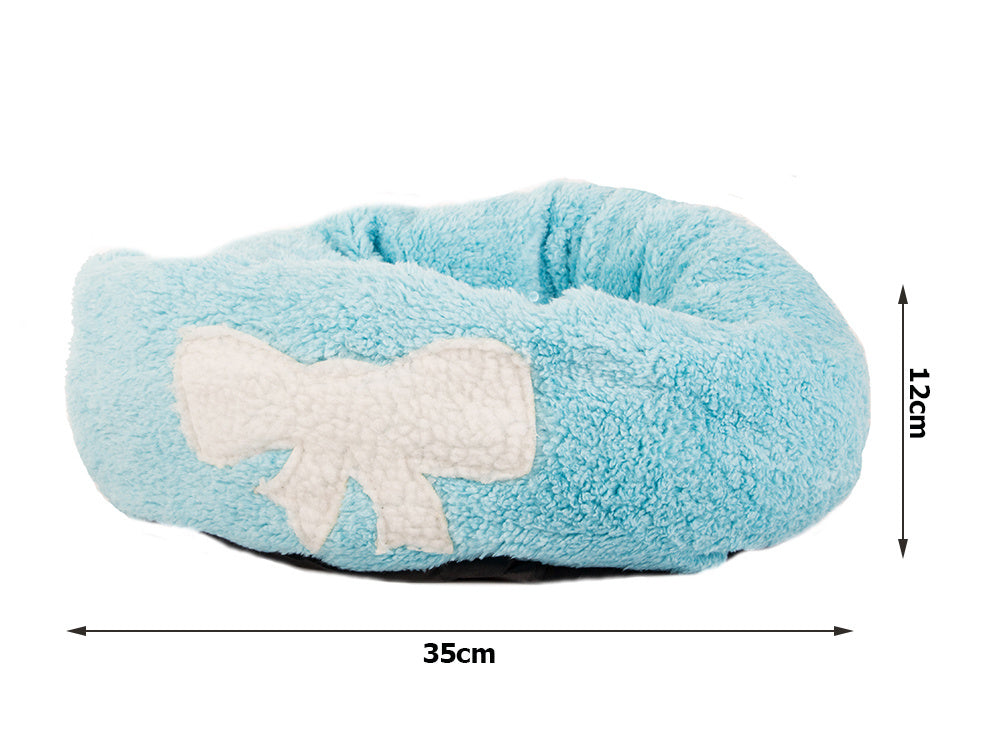 Pūkuota šuns lova katės patalynė minkšta pagalvėlė sofos patalynė 35cm, Mėlyna, Szín, Kék