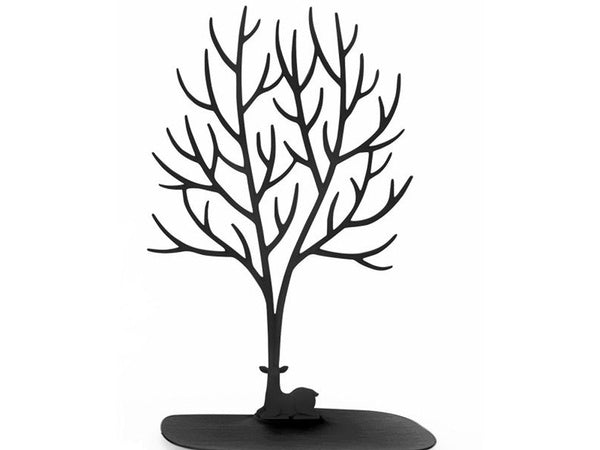 Juvelyrinių dirbinių stovas apyrankės auskarai auskarai organizatorius elnias medis ekranas, Juoda, Szín, Fekete