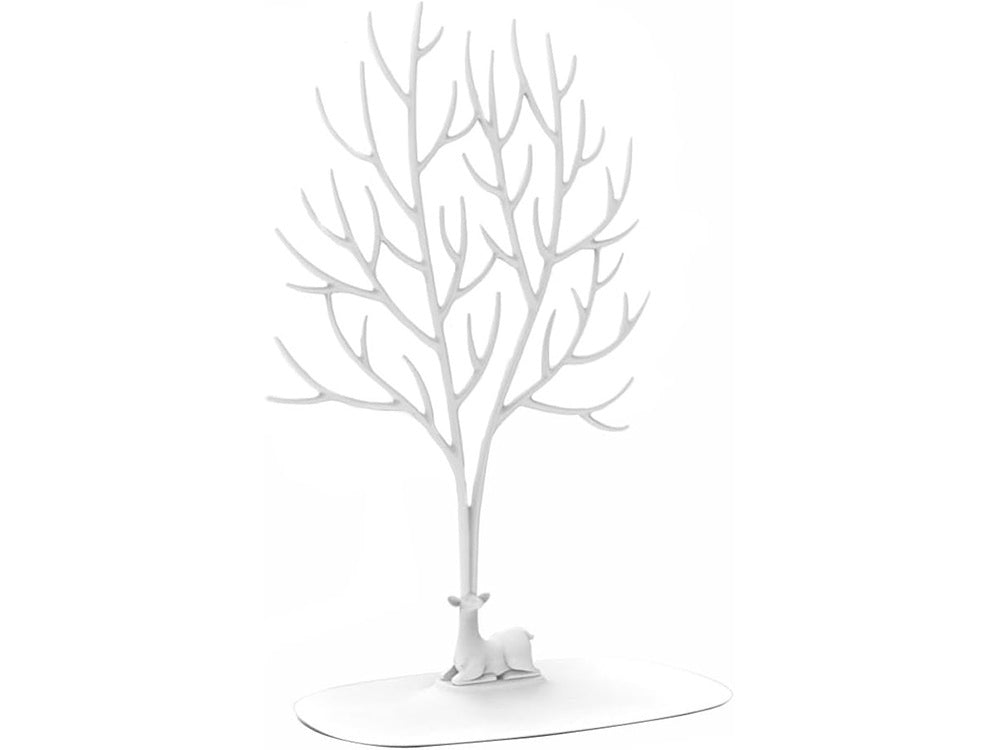 Juvelyrinių dirbinių stovas apyrankės auskarai auskarai organizatorius elnias medis ekranas, Baltas, Szín, Fehér