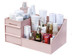 Skrynelė kosmetikos organizatorius papuošalų konteineris su dviem stalčiais, Rožinė, Szín, Rózsaszín