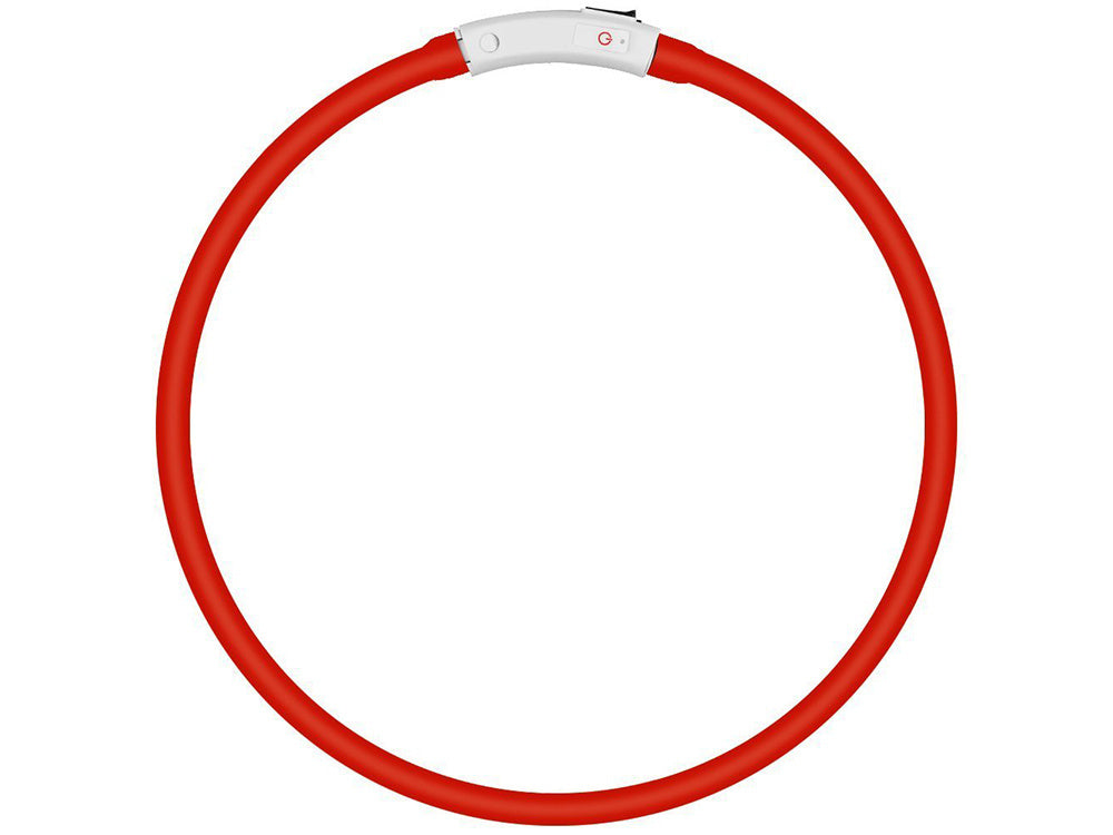 Led šviesos švytintuvas šuns ir katėms vandeniui atsparus reguliuojamas 47cm usb, Raudona, Szín, Piros