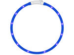 Led šviesos švytintuvas šuns ir katėms vandeniui atsparus reguliuojamas 47cm usb, Mėlyna, Szín, Kék