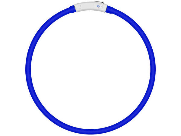 Led šviesos švytintuvas šuns ir katėms vandeniui atsparus reguliuojamas 47cm usb, Mėlyna, Szín, Kék