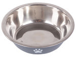 Metalinis anti-slipping dog cat food water bowl 150ml, Pilka, Szín, Szürke