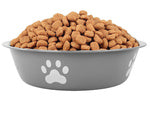 Metalinis anti-slipping dog cat food water bowl 150ml, Pilka, Szín, Szürke