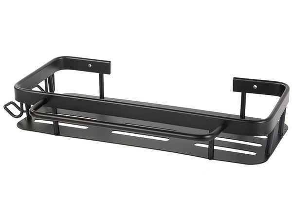 Vonios lentyna vonios kabykla palėpė virtuvė kabo metalinė juoda