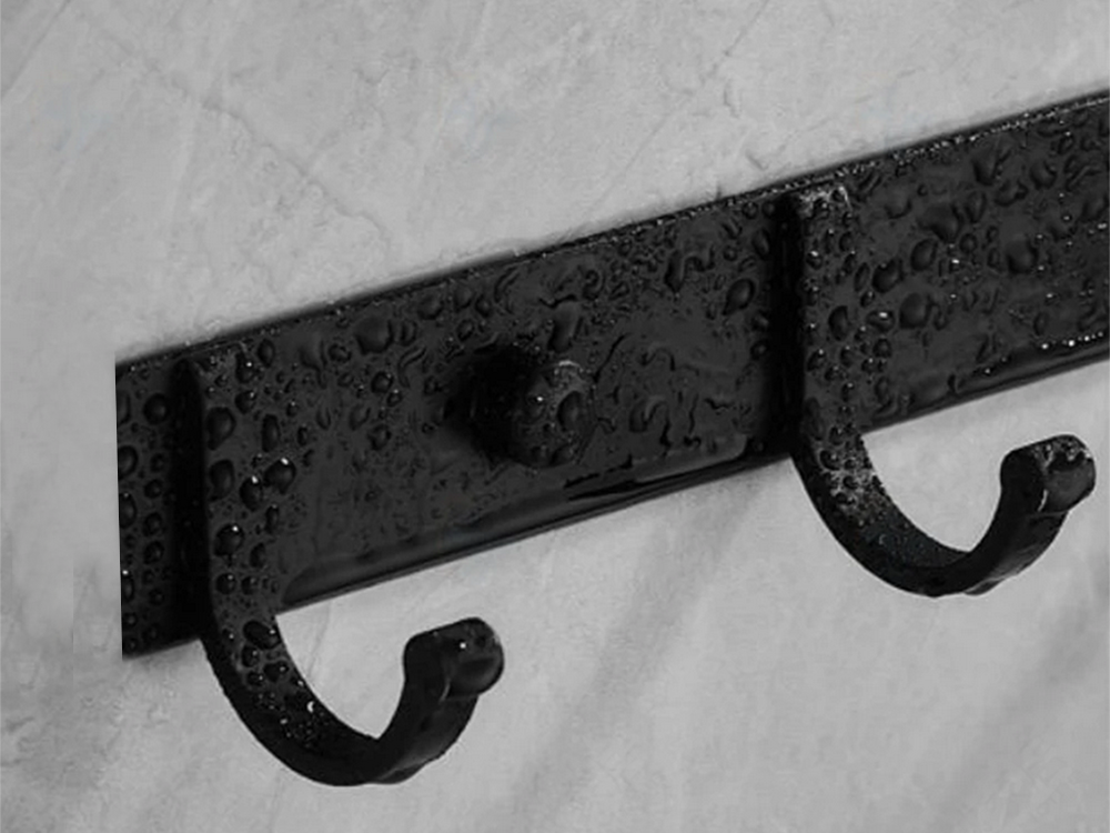 Sieninis drabužių stovas prieškambario vonios kambariui 5 kabliukai