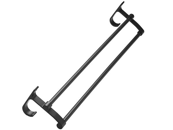 Rankšluosčių džiovintuvas vonios rankšluosčių laikiklis dvigubas sieninis kablys džiovintuvas