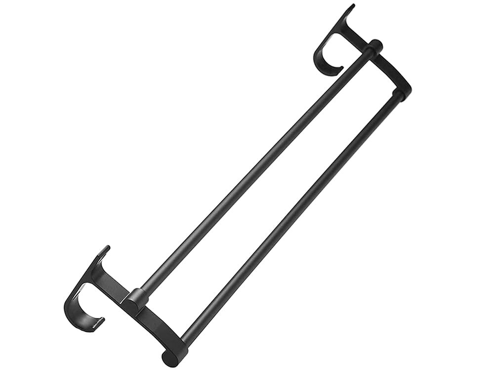 Rankšluosčių džiovintuvas vonios rankšluosčių laikiklis dvigubas sieninis kablys džiovintuvas