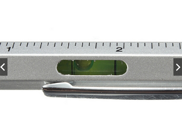 Daugiafunkcinis rašiklis atsuktuvas daugiafunkcinis įrankis 6in1 gulsčiukas, Raudona, Szín, Piros