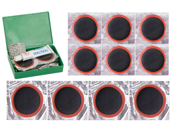 Dviračių padangų taisymo rinkinys bike rates multi-use klijai vamzdžiams 10vnt.