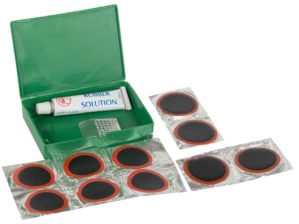 Dviračių padangų taisymo rinkinys bike rates multi-use klijai vamzdžiams 10vnt.