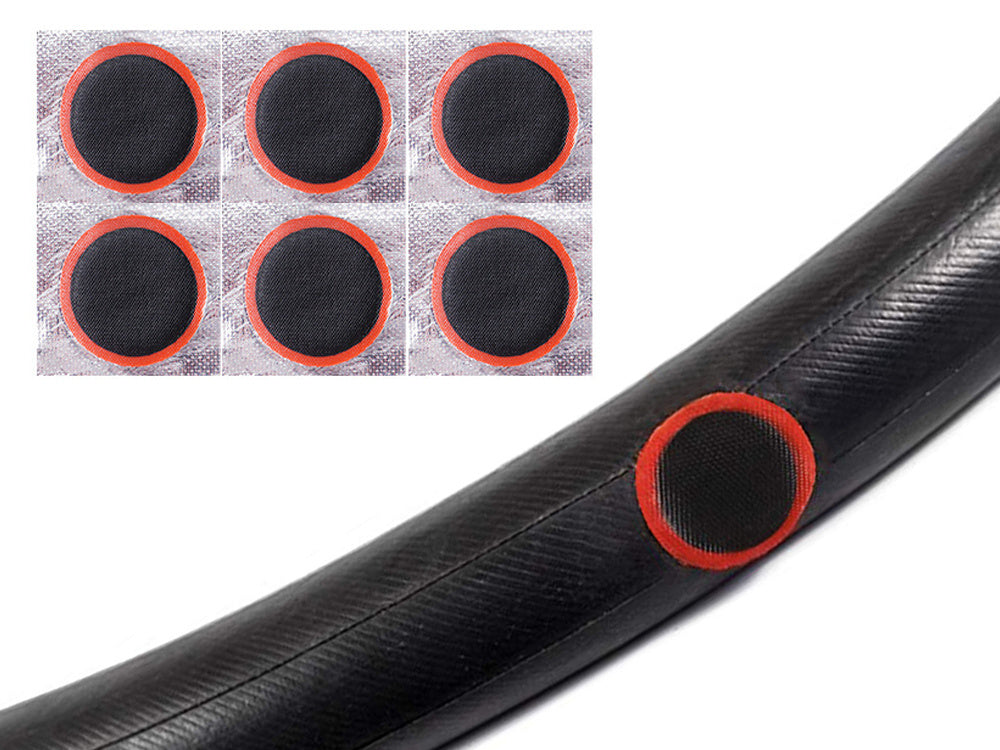 Dviračių padangų taisymo rinkinys bike rates multi-use klijai vamzdžiams 10vnt.