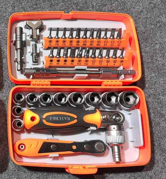 Torx tools rinkinys torx kištukiniai veržliarakčiai 5-14 mm 38 elementai