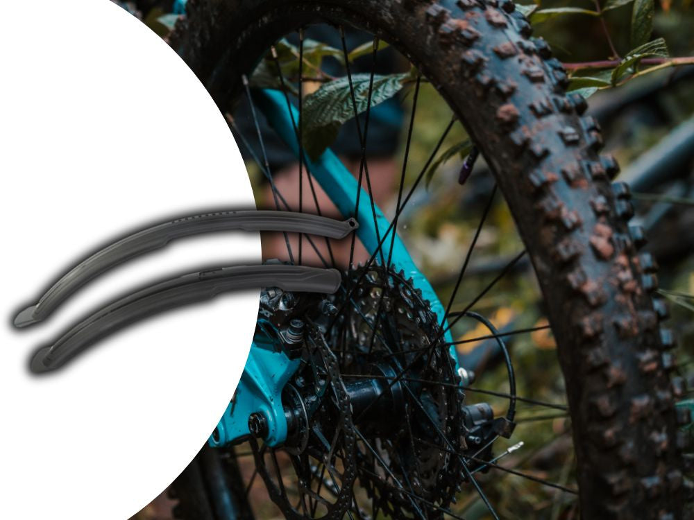 Priekiniai galiniai dviračio atšvaitai universalus 2 vnt.