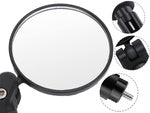 Dviračių vairo veidrodis išgaubtas retro 360
