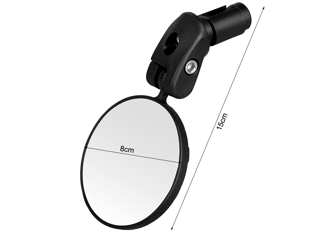 Dviračių vairo veidrodis išgaubtas retro 360