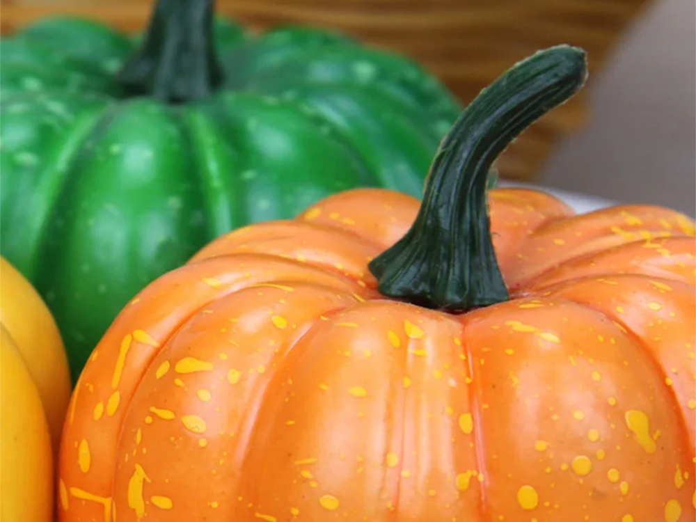 Dekoratyvinis moliūgas dirbtinis polistireno apdaila helovinas ruduo