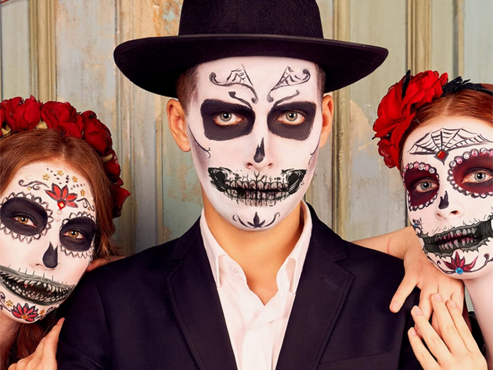 Tatuiruotė helovino netikri dantys realistiški plaunami laikini užmaskuoti