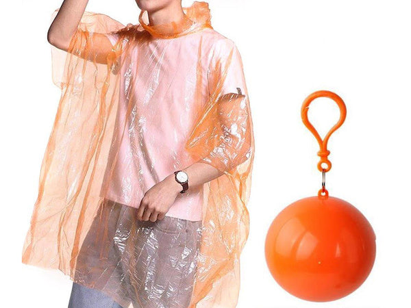 Mackintosh in a ball rain cape pončo raktų pakabukas