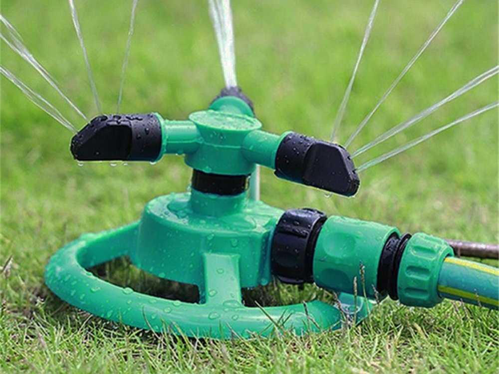 Sodo žolės laistytuvas rotacinis 360° reguliuojamas sodo žolės laistytuvas