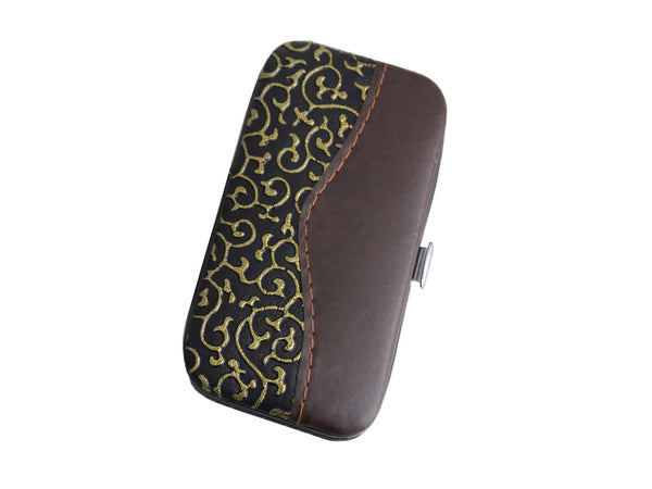 Nagų dailės rinkinys manikiūro pedikiūro dėklas nagų žirklės 7 vnt.