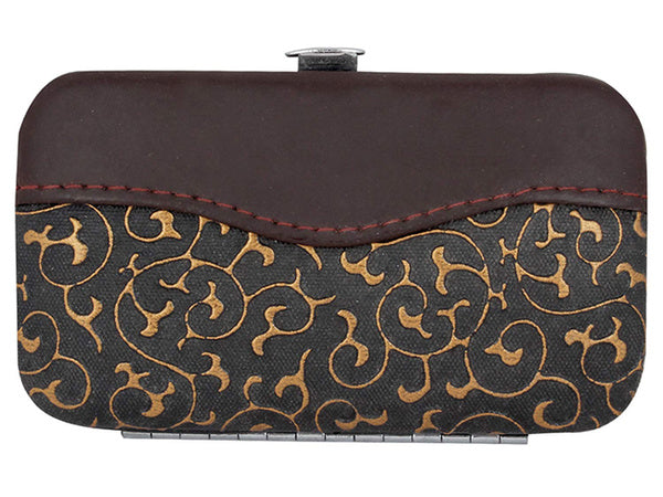 Nagų dailės rinkinys manikiūro pedikiūro dėklas nagų žirklės 7 vnt.