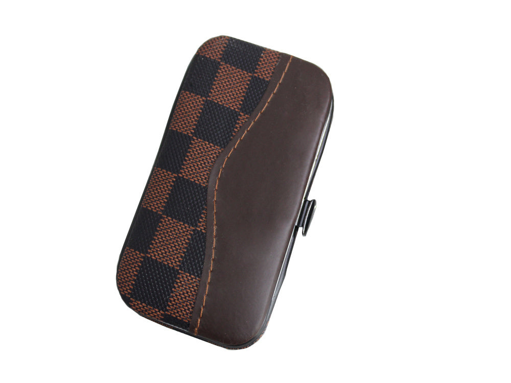 Nagų dailės rinkinys manikiūro pedikiūro dėklas nagų žnyplės 7 vnt.