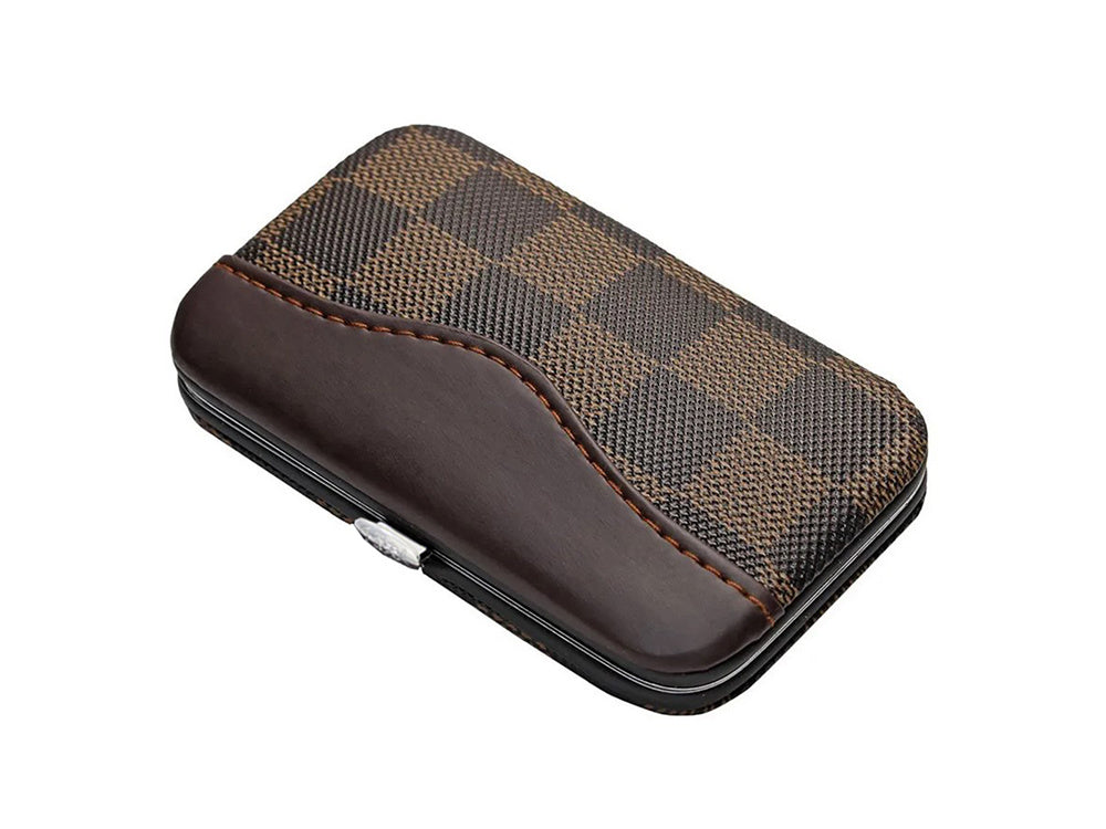 Nagų dailės rinkinys manikiūro pedikiūro dėklas nagų žnyplės 7 vnt.