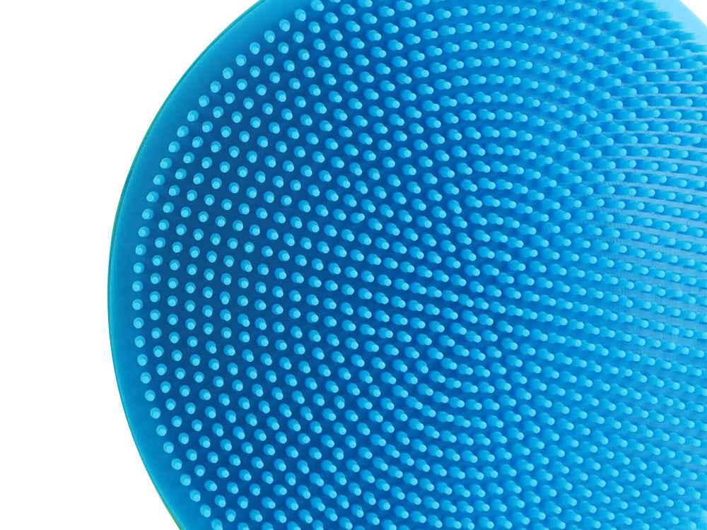 Silikoninė plovimo kempinėlė šveitimo šepetėlis daržovių šveitimo šepetėlis, Mėlyna, Szín, Kék