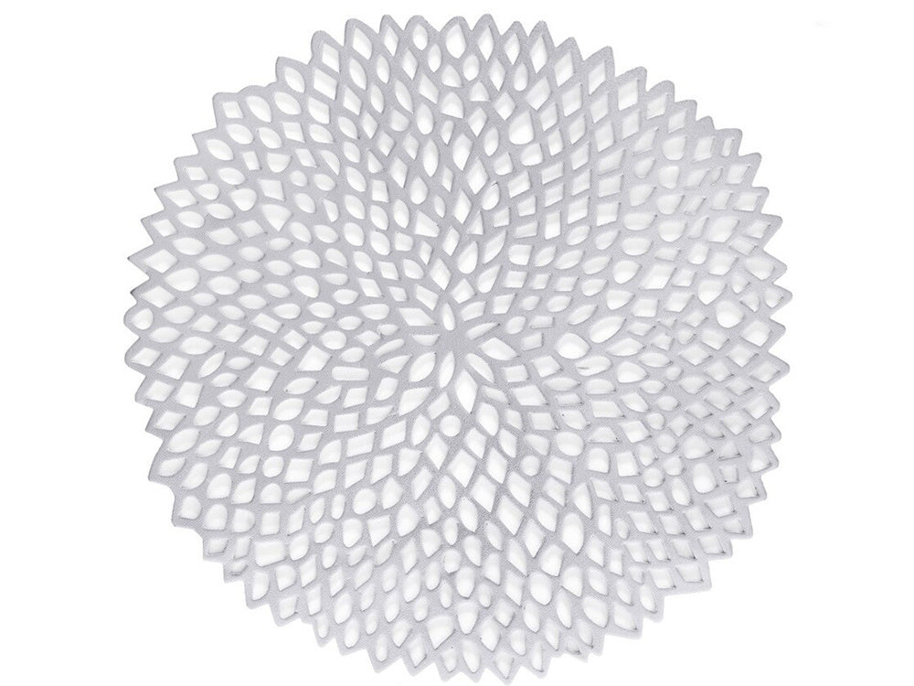 Apvalus virtuvės stalo kilimėlis ažūrinis dekoratyvinis stalo kilimėlis, Sidabras, Szín, Ezüst