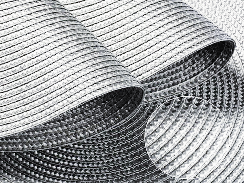 Apvalus kilimėlis virtuvės stalui, pintas stalo kilimėlis pilkos spalvos, Sidabras, Szín, Ezüst