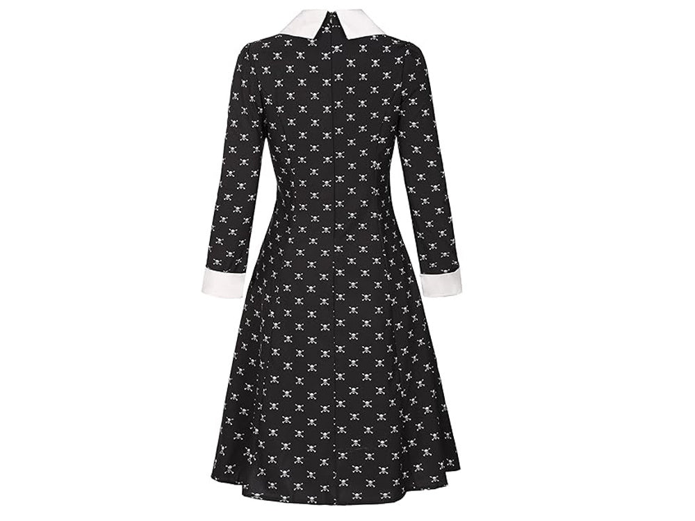 Sukienka wednesday addams strój kostium dla dzieci halloween przebranie 125