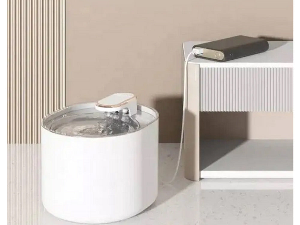 Automatinis kačių girdytuvas šunų vandens fontanas filtruoja vandens dubenėlį, Baltas, Szín, Fehér